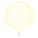 Folienballon clearz kugel gelb 55cm anagram