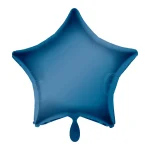 Folienballon einfarbig stern blau blau 43cm anagram