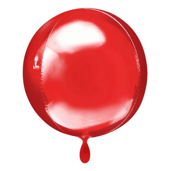 Folienballon orbz kugel rot 40cm anagram