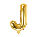 Folienballons buchstabe j gold 35cm