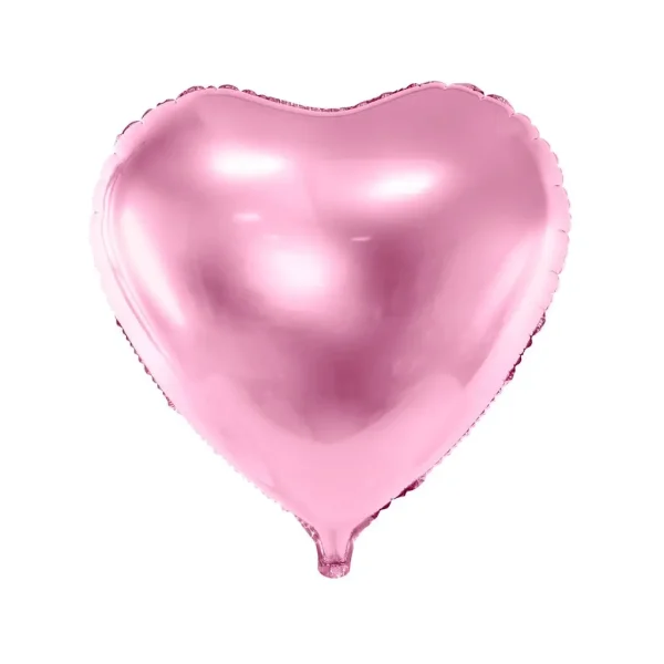 Folienballons herz rosa 45cm