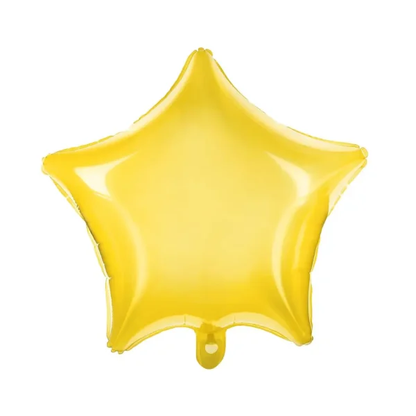 Folienballons stern gelb 48cm