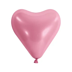 Latexballons herz rosa 1
