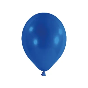Latexballons rund blau 1