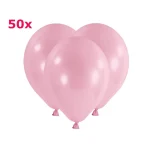 Latexballons rund rosa 50