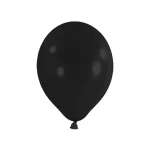 Latexballons rund schwarz 1