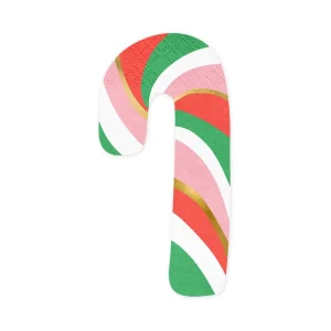 Partygeschirr candy cane bunt 8x16cm partydeco sonstige weihnachten