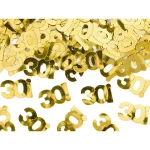 Partyzubehoer 15g konfetti push pops gold 2x1 2cm partydeco alle
